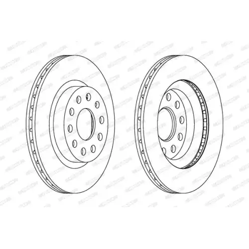 FERODO Ön Fren Diski Takım 280.5mm DDF1223