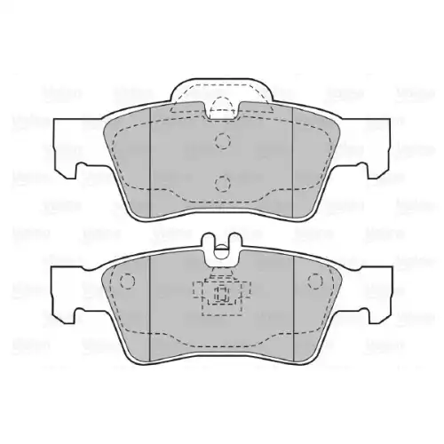 VALEO Arka Fren Balatası Tk 670637