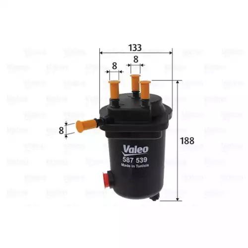 VALEO Yakıt Filtresi Mazot 587539