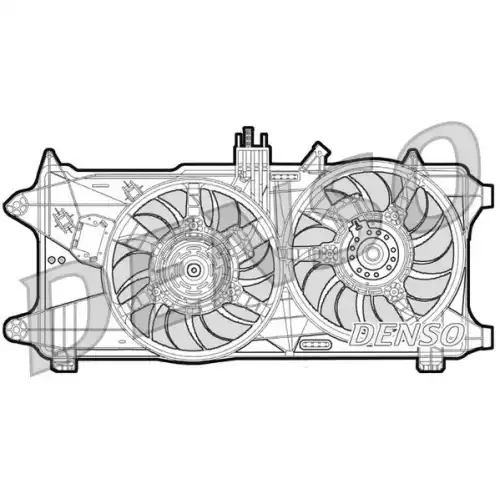 DENSO Fan Motoru Davlumbazı Çift Klimalı DER09025