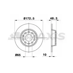 BRAXIS Arka Fren Diski Takım AE0071