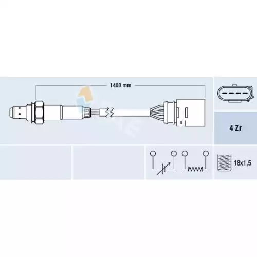 FAE Lambda Oksijen Sensörü Ön FAE 77149