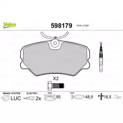 VALEO Ön Fren Balatası Tk Fişli 598179