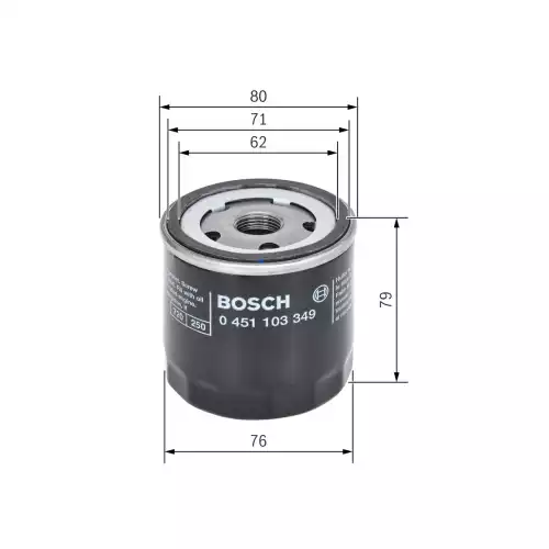 BOSCH Yağ Filtre 0451103349