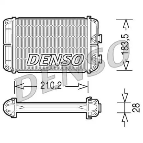 DENSO Kalorifer Radyatörü Brazing DRR20004