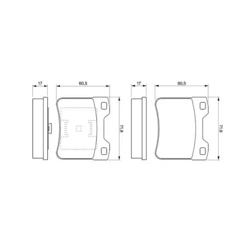 BOSCH Ön Fren Balatası Tk 0986424411