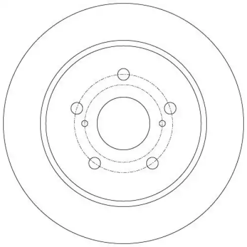 TRW Arka Fren Diski Düz 278.5.mm DF6173