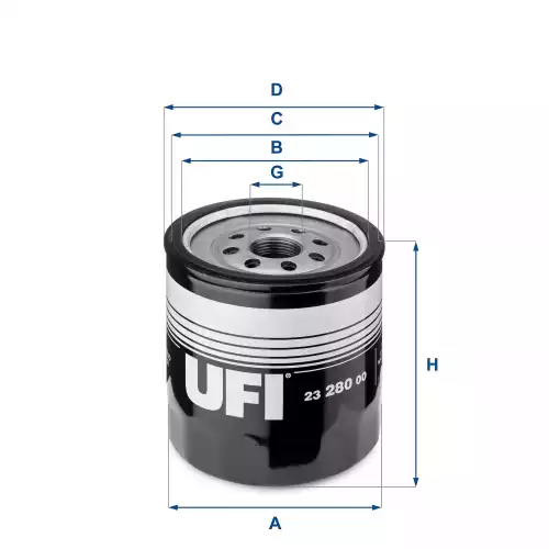 UFI Yağ Filtre Efl 386 23.280.00