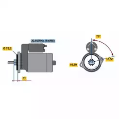 BOSCH Marş Motoru 0001110081