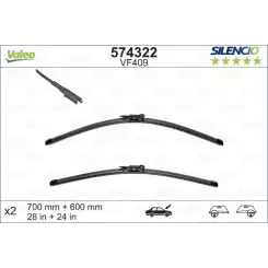 VALEO Silecek Süpürgesi Seti X Trem 700 600mm Flat Blade 574322