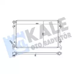 KALE Motor Su Radyatörü 353300