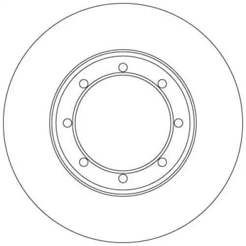 TRW Arka Fren Diski DF6372