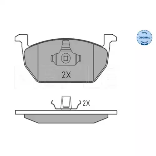 MEYLE Ön Fren Balatası Fişli 0252203517