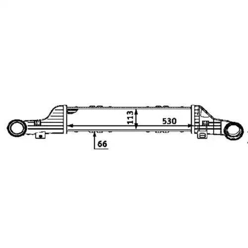 MAHLE Turbo İntercool radyatörü CI70000P