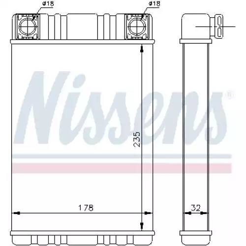 NISSENS Kalorifer Radyatörü 72028