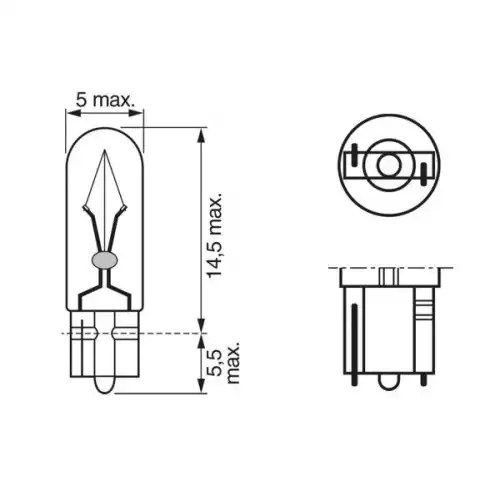 BOSCH Ampül Eco 12 V 12 W 1987302824