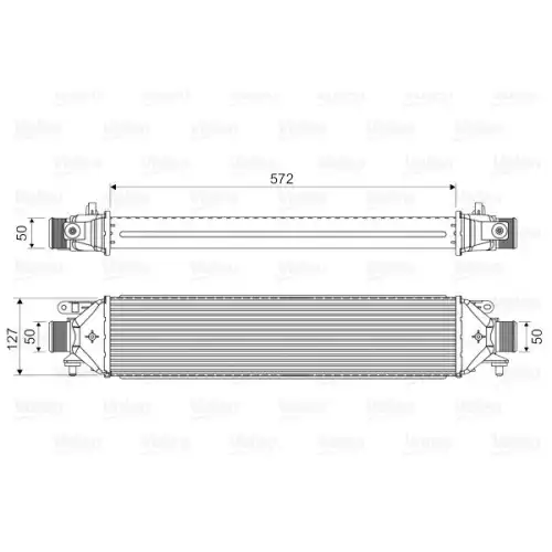 VALEO Turbo İntercooler Radyatörü 818824