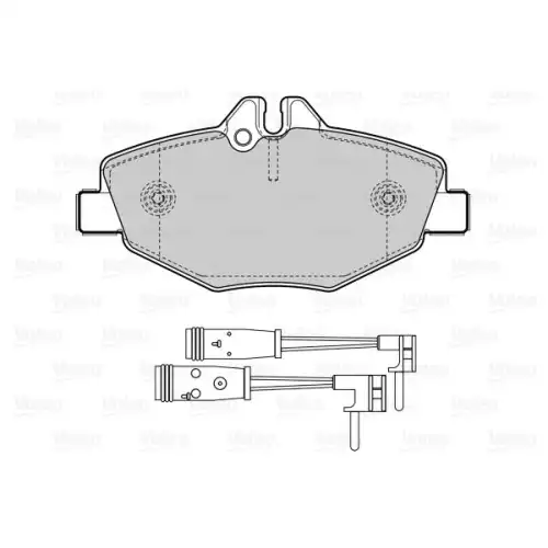 VALEO Ön Fren Balatası Tk 670638