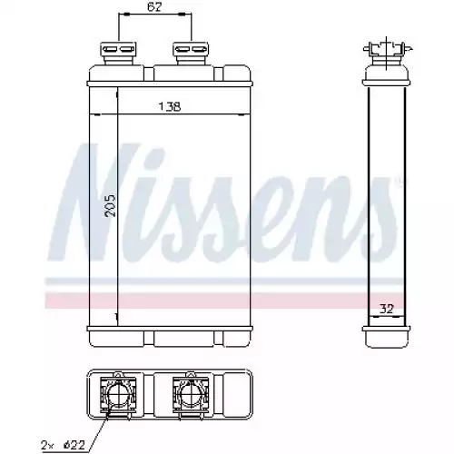 NISSENS Kalorifer Radyatörü 70513