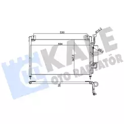 KALE Klima Radyatörü Kondanser 392300