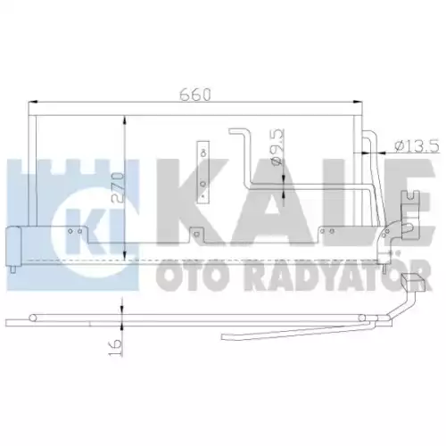 KALE Klima Radyatörü Kondanser 388800