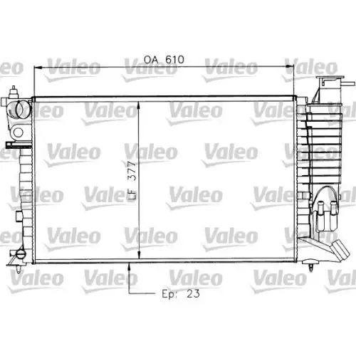 VALEO Motor Su Radyatörü Manuel 730927