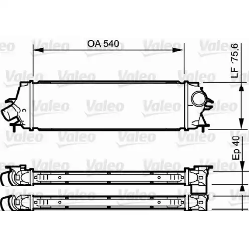 VALEO Turbo İntercooler Radyatörü 818771