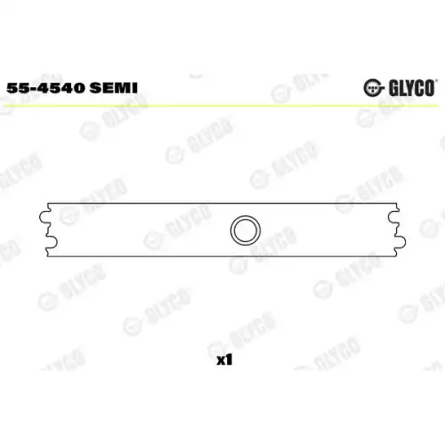 GLYCO Piston Kol Burcu Adet 55-4540 SEMI