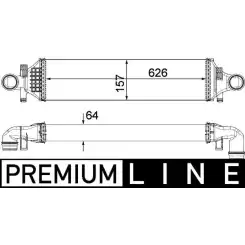 MAHLE Turbo İntercool radyatörü CI480000P