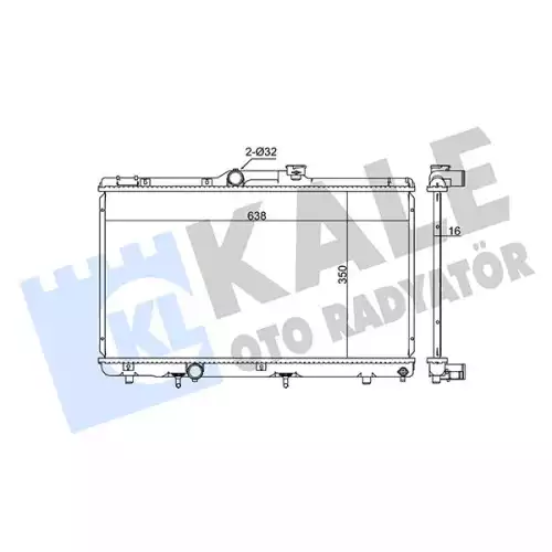 KALE Motor Su Radyatörü 342150