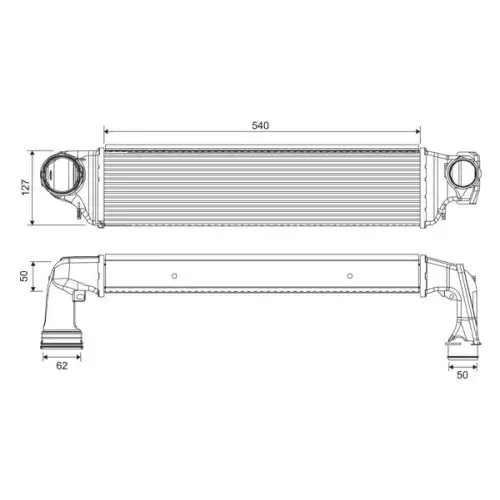 VALEO Turbo İntercooler Radyatörü 818716