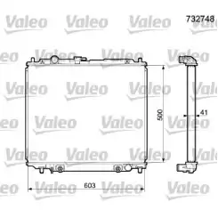 VALEO Motor Su Radyatörü 732748