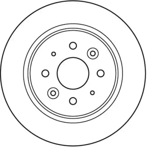 TRW Arka Fren Diski Düz DF6055