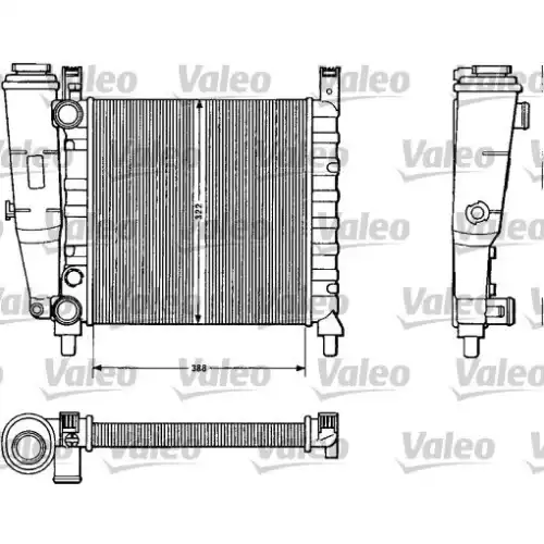 VALEO Motor Su Radyatörü 883812