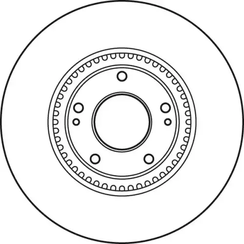 TRW Ön Fren Diski Havalı 300mm DF4957S