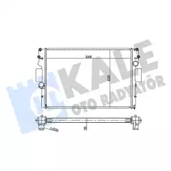 KALE Motor Su Radyatörü Brazing 341985