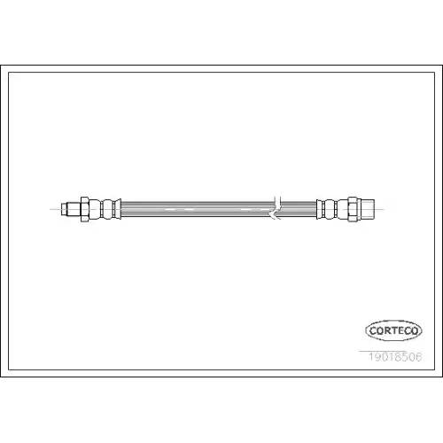 CORTECO Fren Hortumu Arka 200Mm 19018506