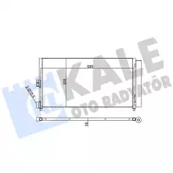 KALE Klima Radyatörü Kondanser 386000