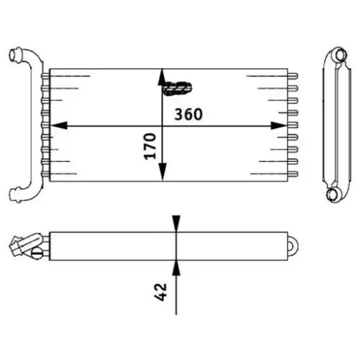 MAHLE Kalorifer Radyatörü AH113000P