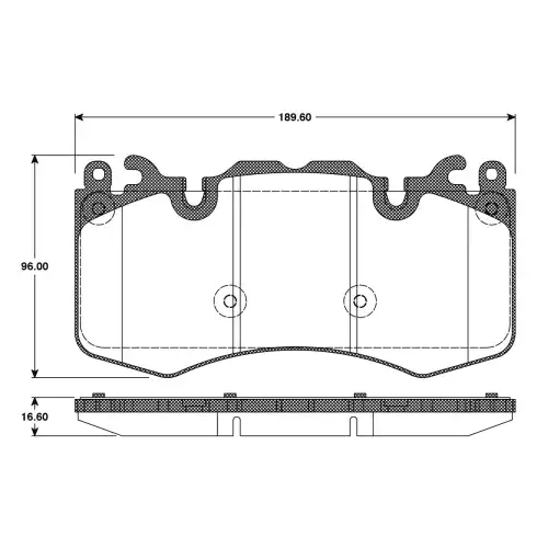 BOSCH Ön Fren Balatası 0986TB3110