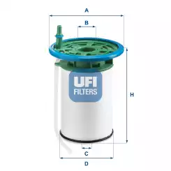 UFI Mazot Filtre 26.053.00