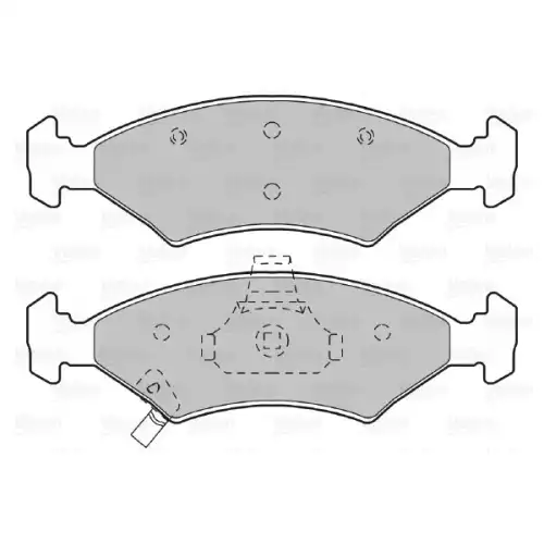 VALEO Ön Fren Balatası Tk 598989