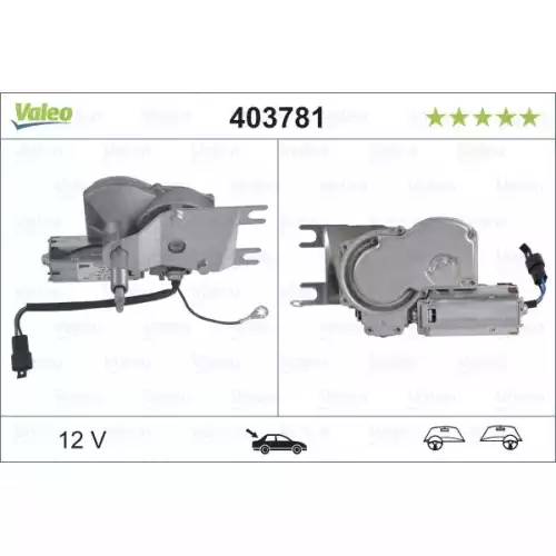 VALEO Silecek Motoru Arka Cam 403781