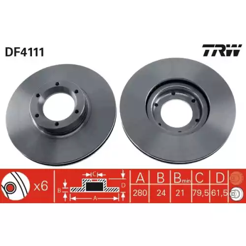 TRW Ön Fren Diski DF4111