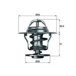 MAHLE Termostat TX1380D