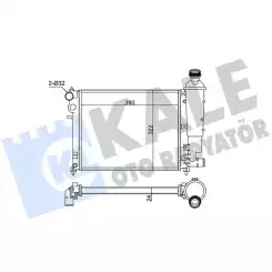 KALE Motor Su Radyatörü 351805