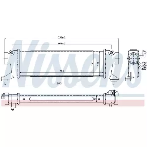 NISSENS Turbo İntercool Radyatörü 96782-1