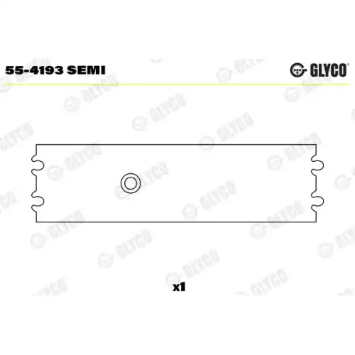 GLYCO Piston Kol Burcu Std Adet 55-4193 SEMI