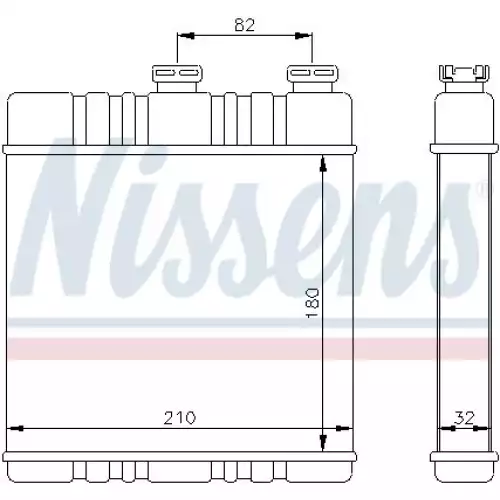 NISSENS Kalorifer Radyatörü 72660