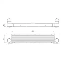 VALEO Turbo İntercool radyatörü 818808